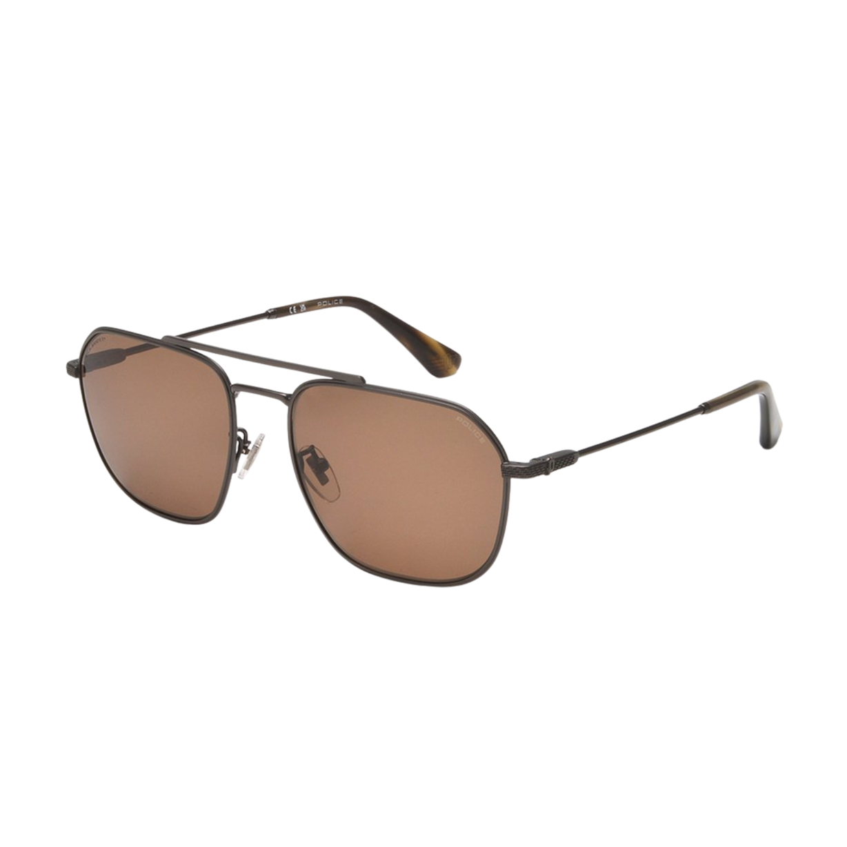Police SPLF64K Aviator Sunglasses – Gunmetal Frame