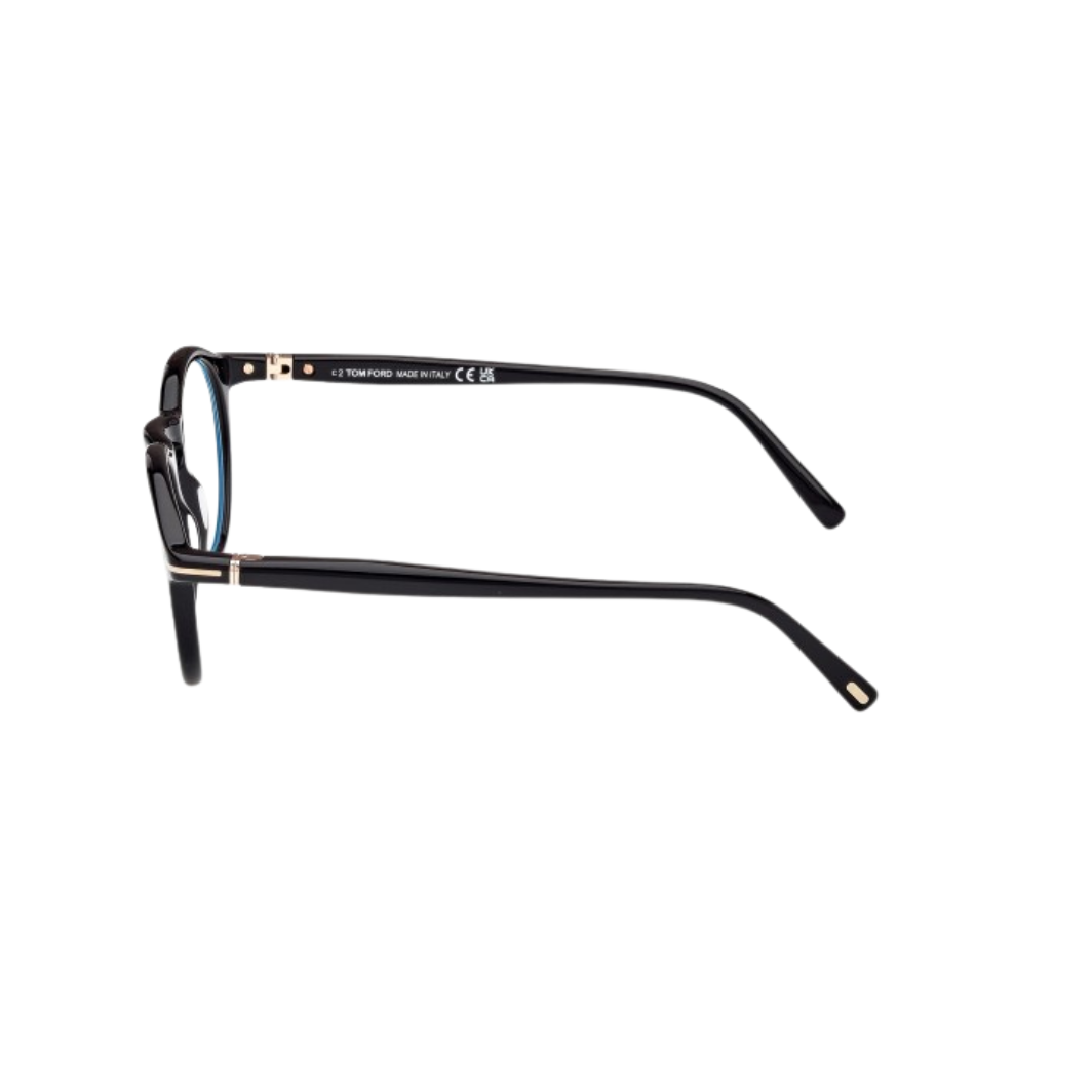Tom Ford TF5979-B 001 Eyeglasses | Shiny Black Round