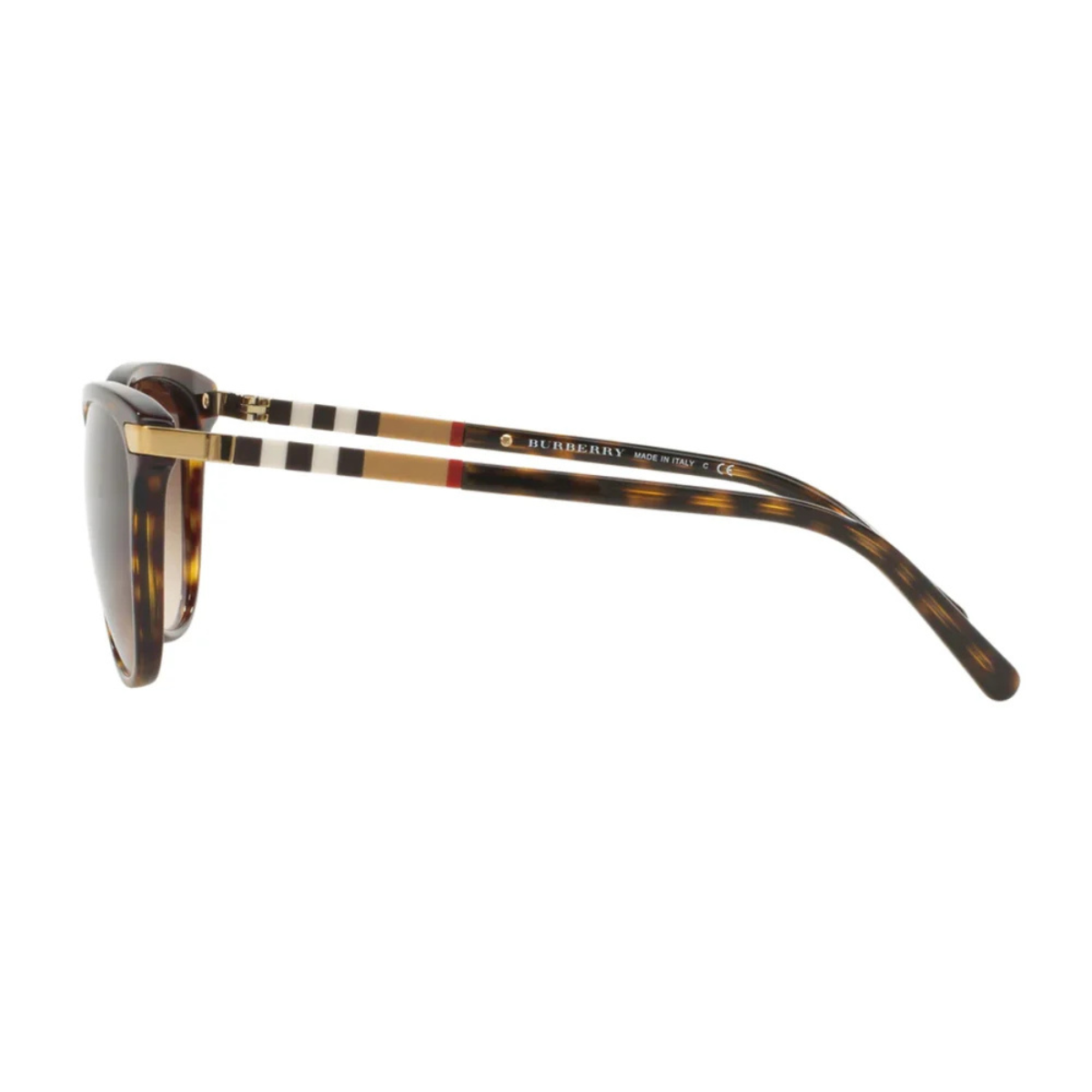 Burberry B-4216 3002/13 Sunglasses Dark Havana Cat-Eye