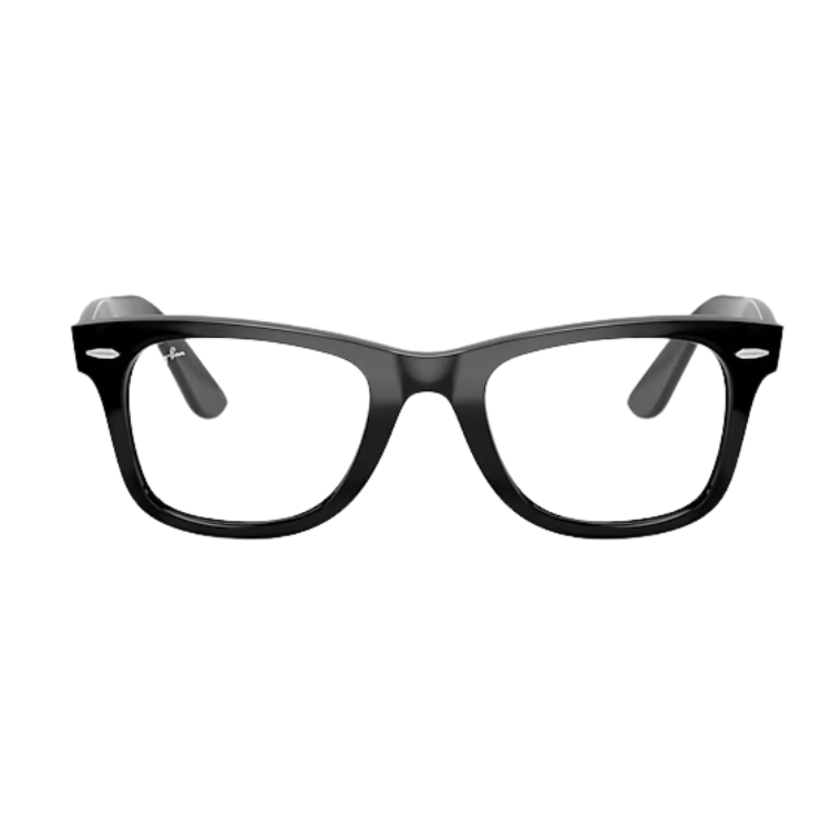 Ray-Ban RB4340V 2000 Black Wayfarer Eyeglasses for Men