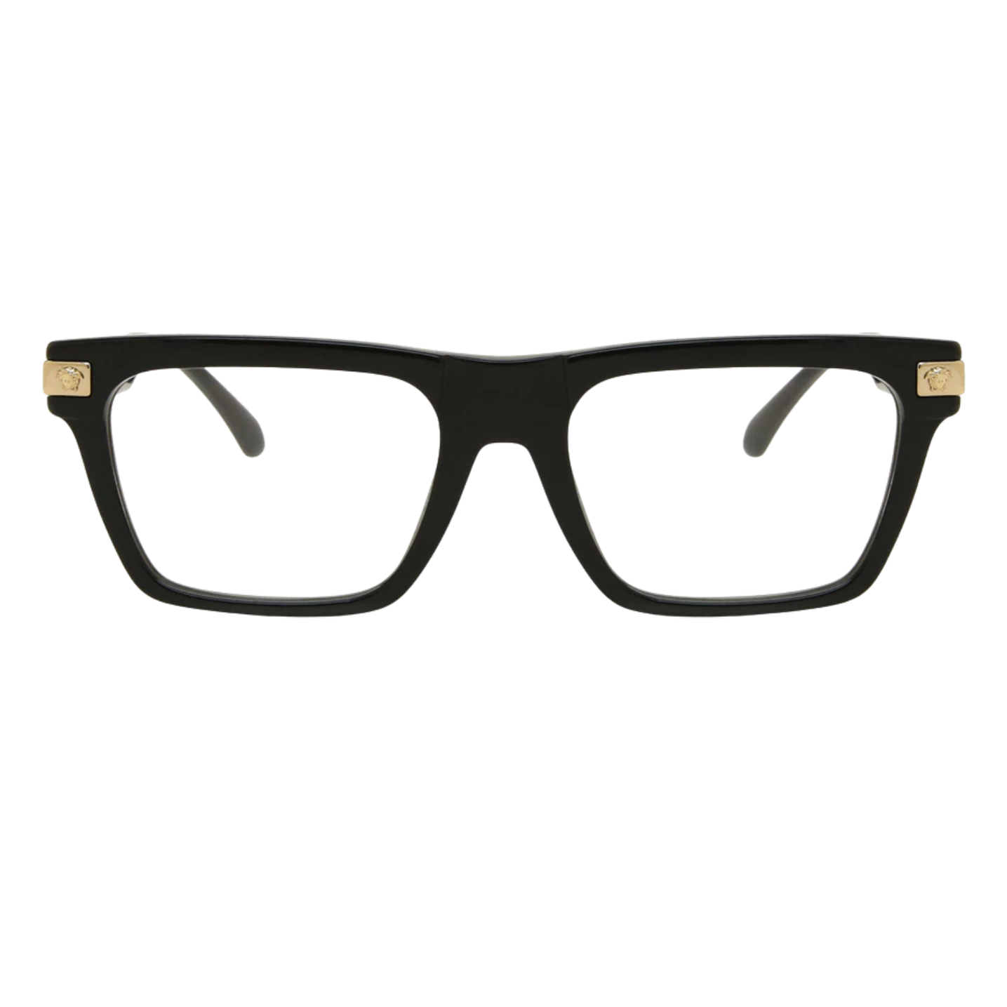 Versace MOD-3354 GB1 Thick Black Rectangular Eyeglasses
