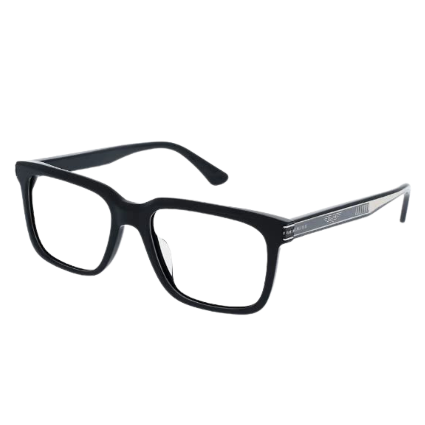 POLICE VPLF03K Square Optical Eyeglasses – Black Frame 53
