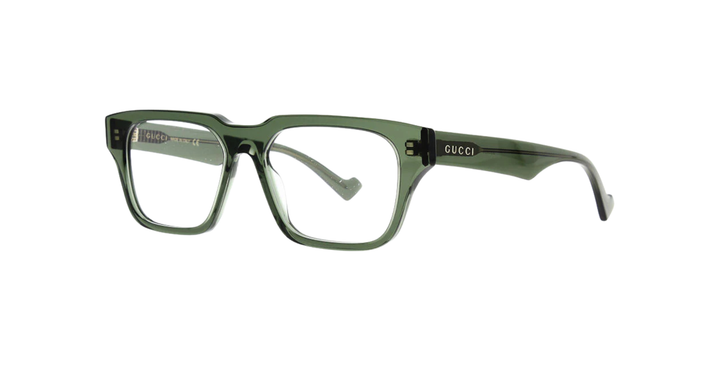Gucci Green Square Optical Glasses