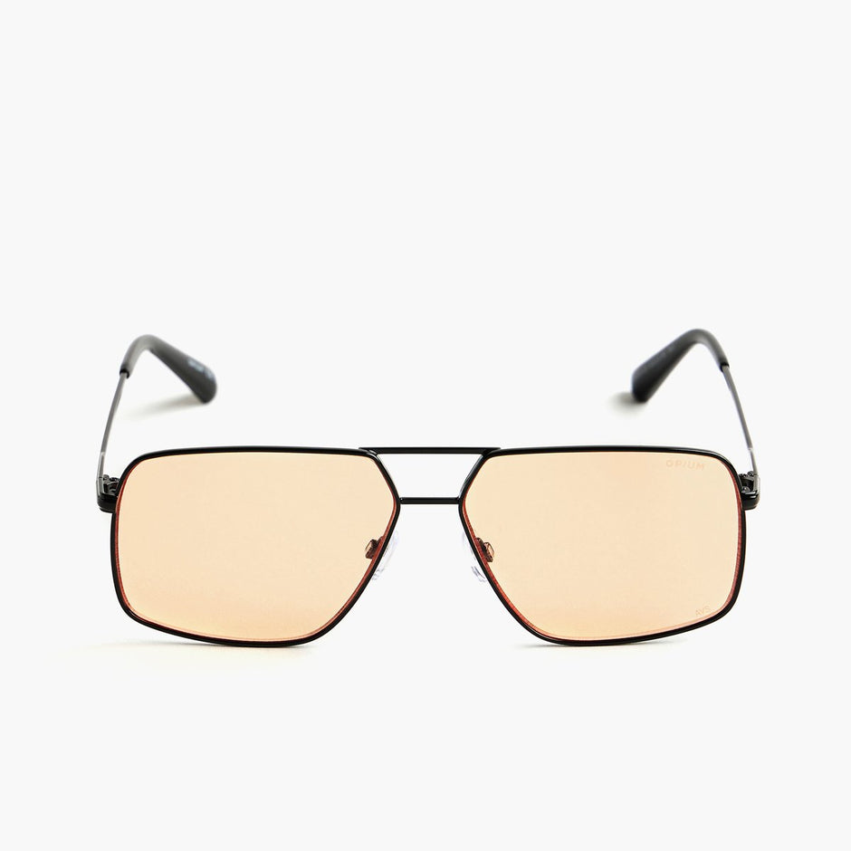 OPIUM Men's Square Metal Sunglasses 