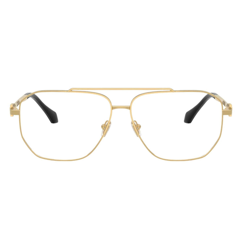 Versace MOD-1307 1002 Eyeglasses | Polished Gold Navigator Frames