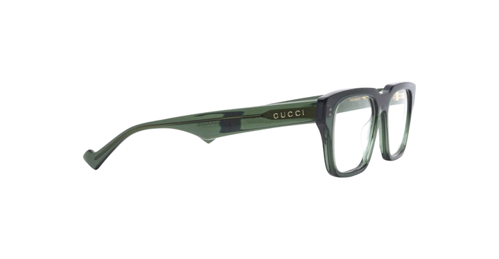 Gucci Green Square Optical Glasses