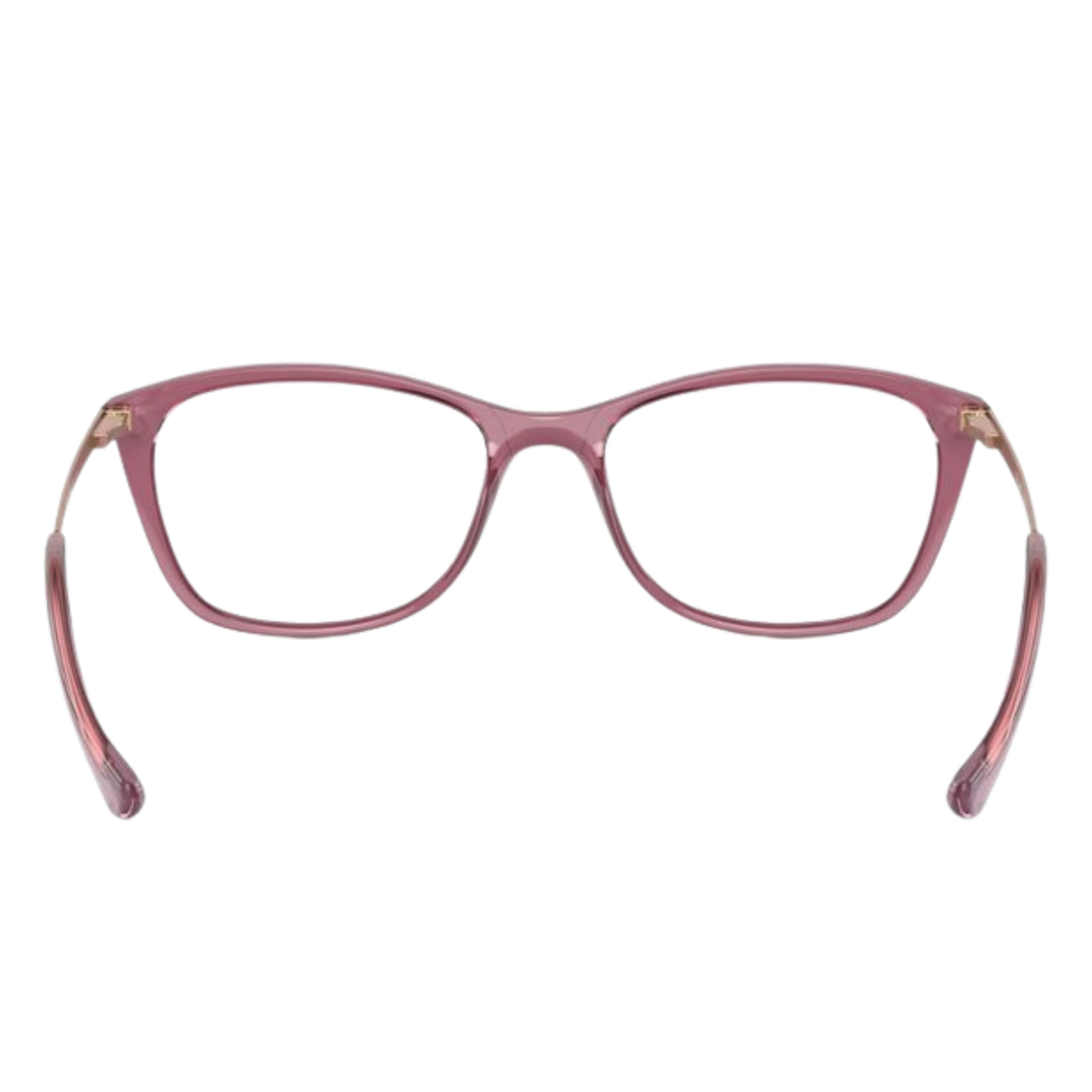 Purple Butterfly Eyeglasses with Rose Gold Temples