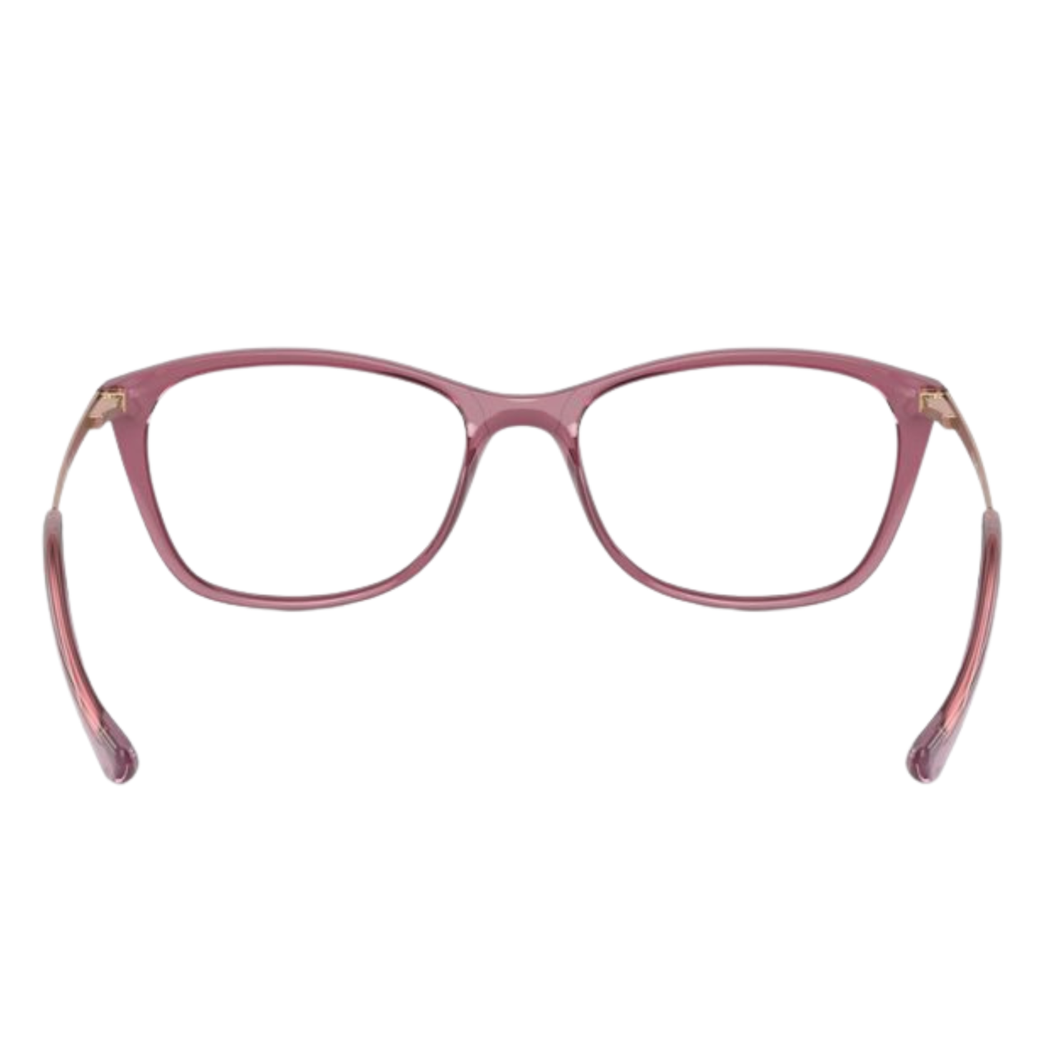 Purple Butterfly Eyeglasses with Rose Gold Temples