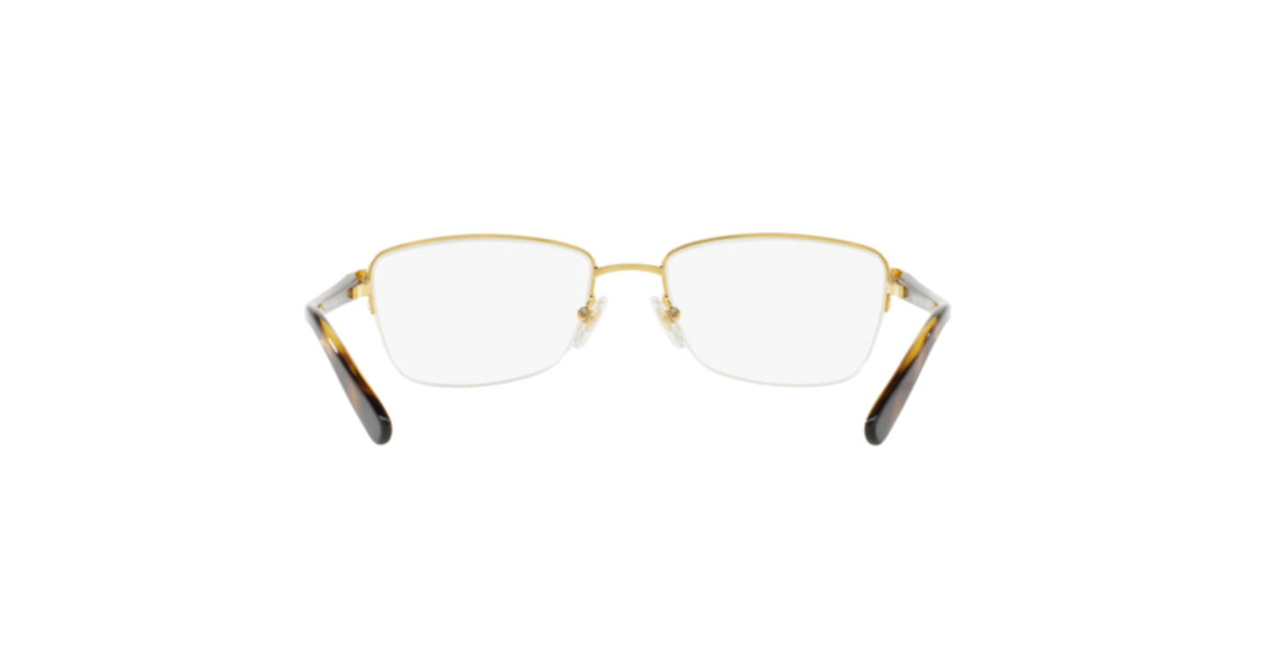 Vogue Eyewear VO4037I Semi-Rimless Eyeglasses – Polished Gold
