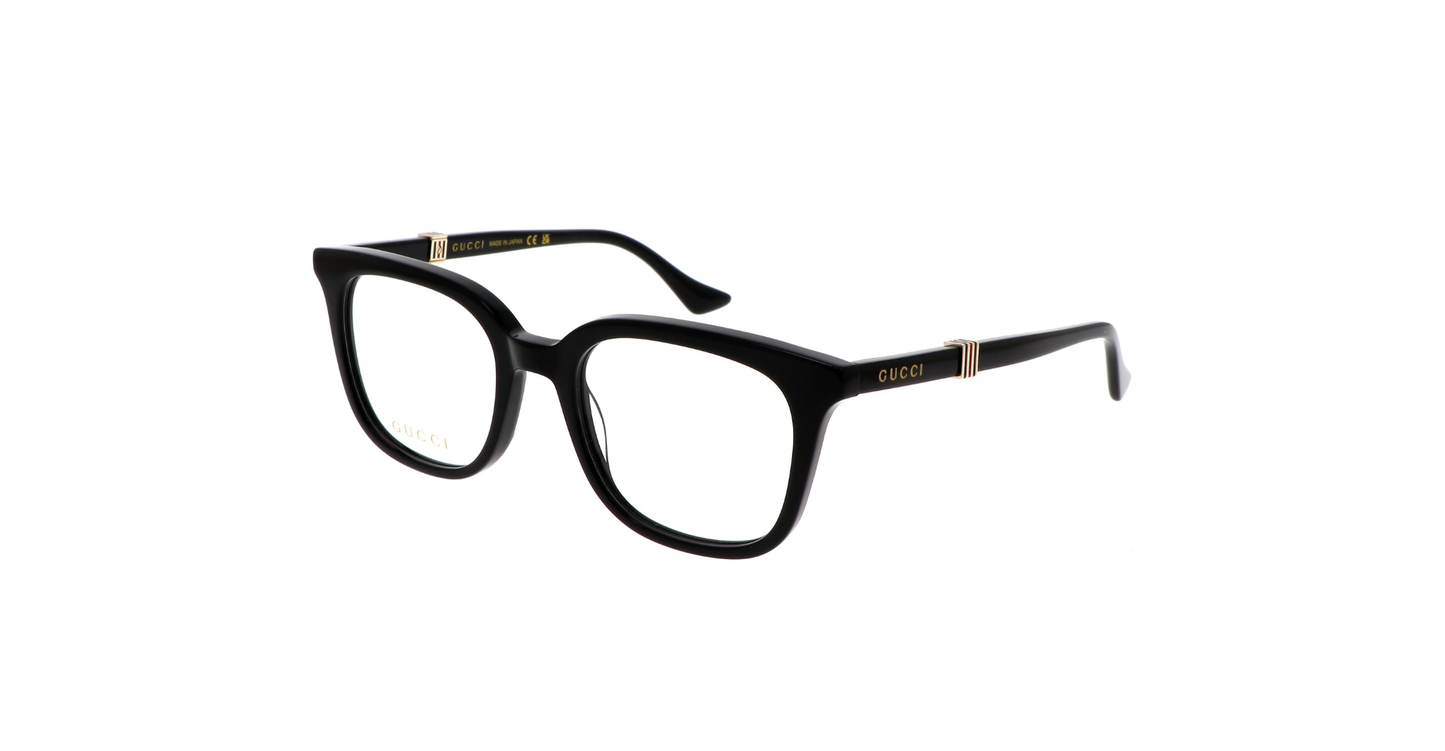 Gucci Black Square Optical Glasses