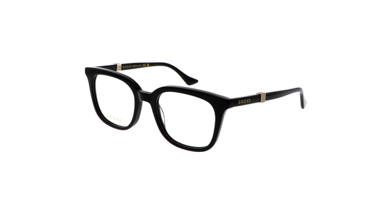 Gucci Black Square Optical Glasses