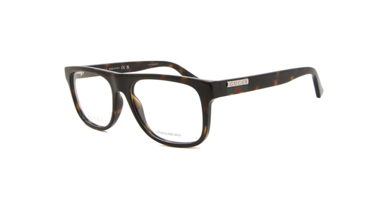 Gucci Havana Square Optical Glasses