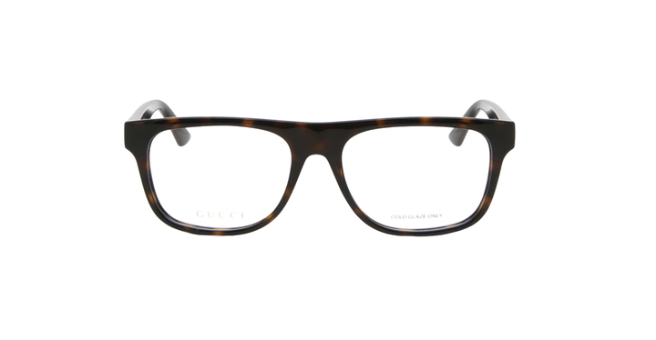 Gucci Havana Square Optical Glasses