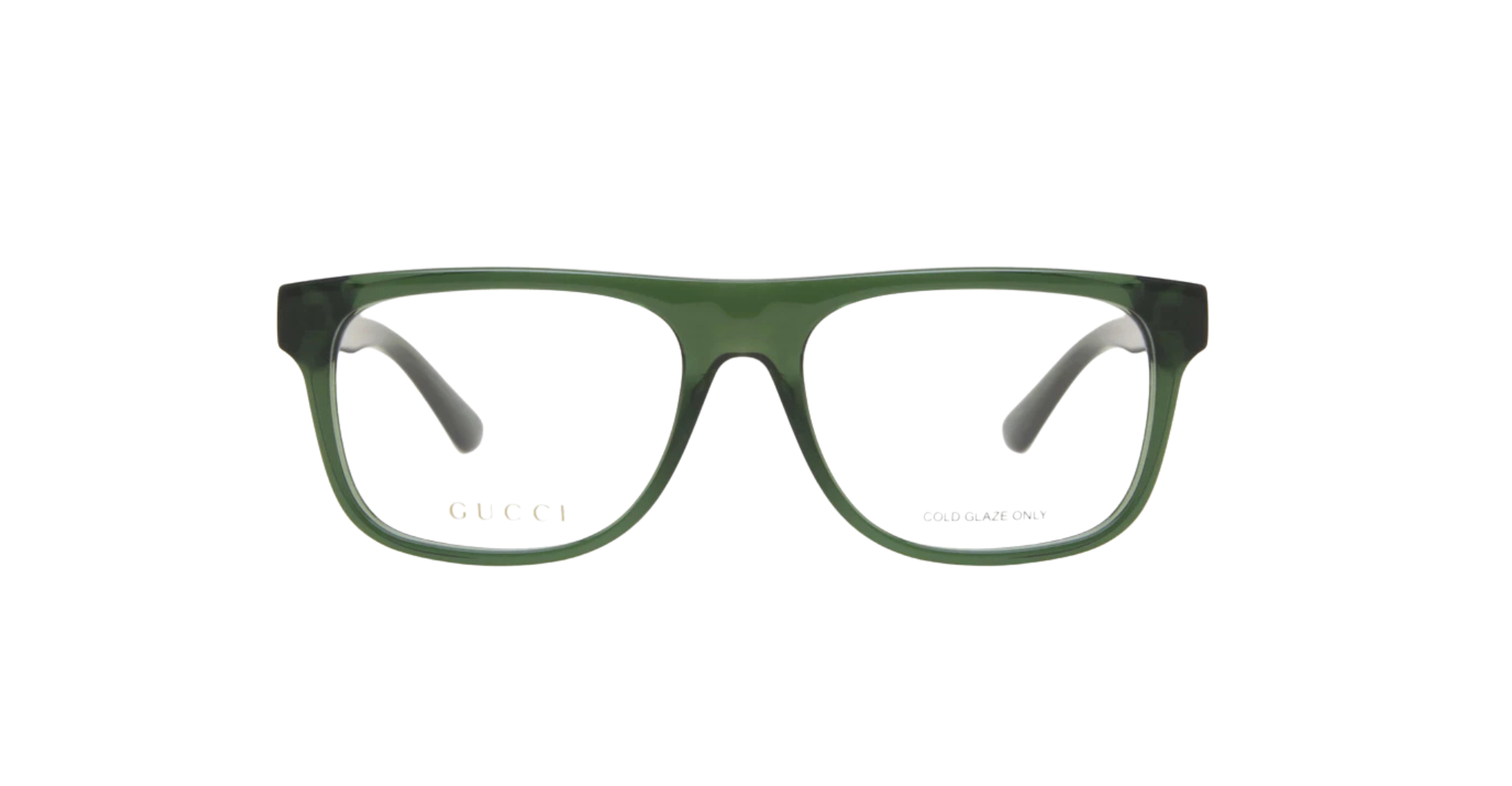 Gucci Green Square Optical Glasses