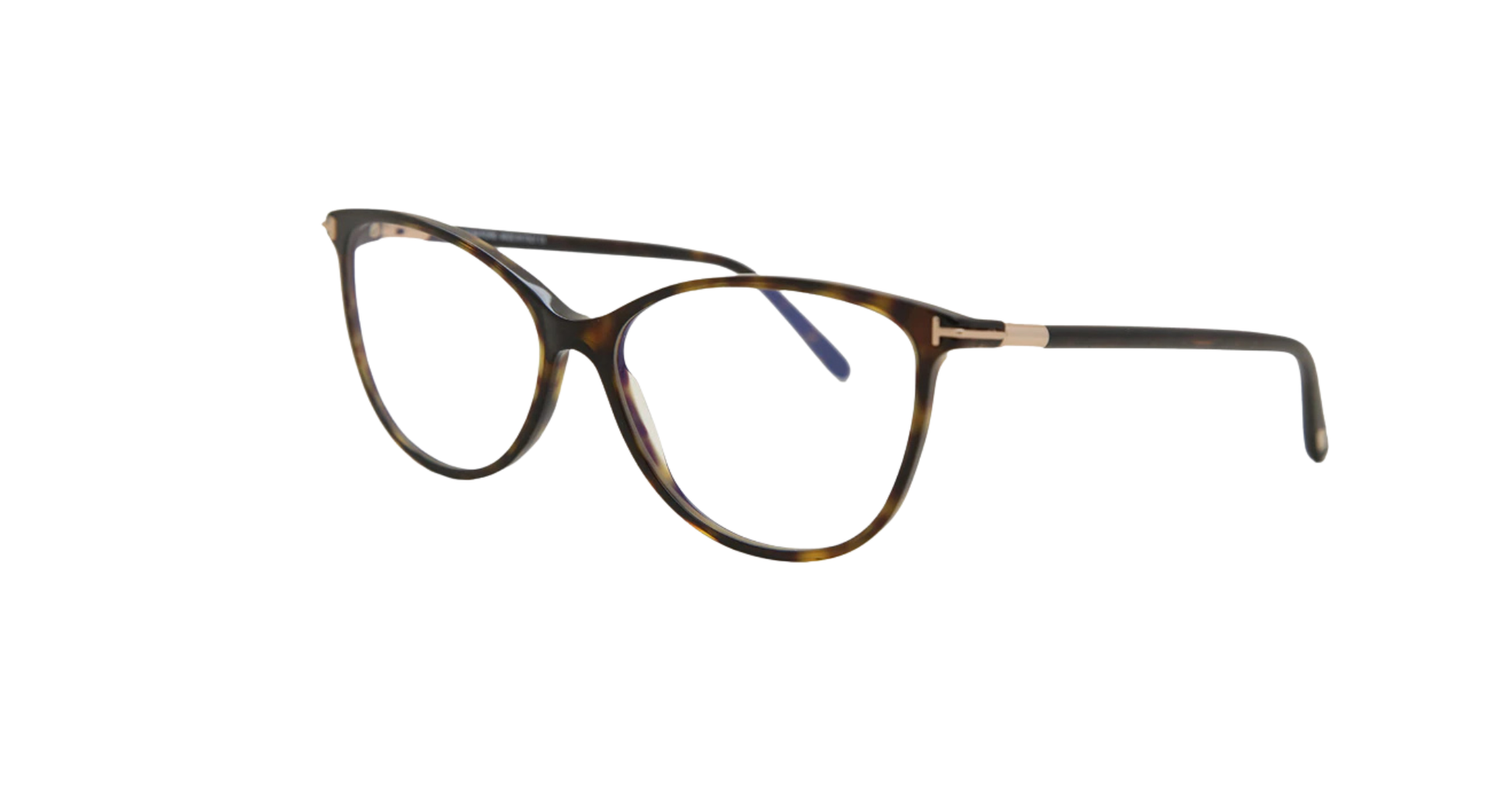 Tom Ford TF 5616-B 052 Cat-Eye Glasses – Dark Havana