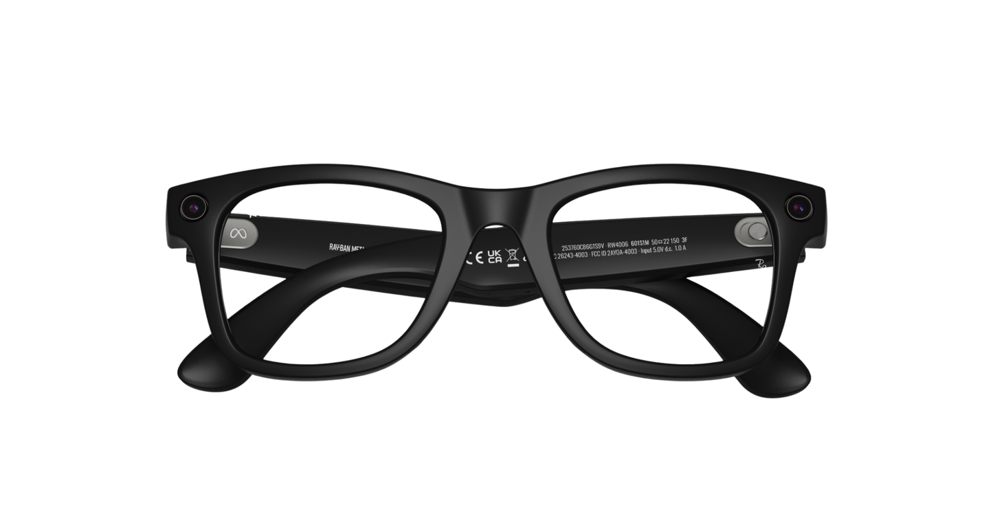 Ray-Ban Meta Wayfarer Matte Black Gen 1