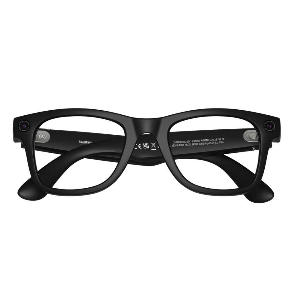 RAY-BAN META WAYFARER MATTE BLACK GEN 1
