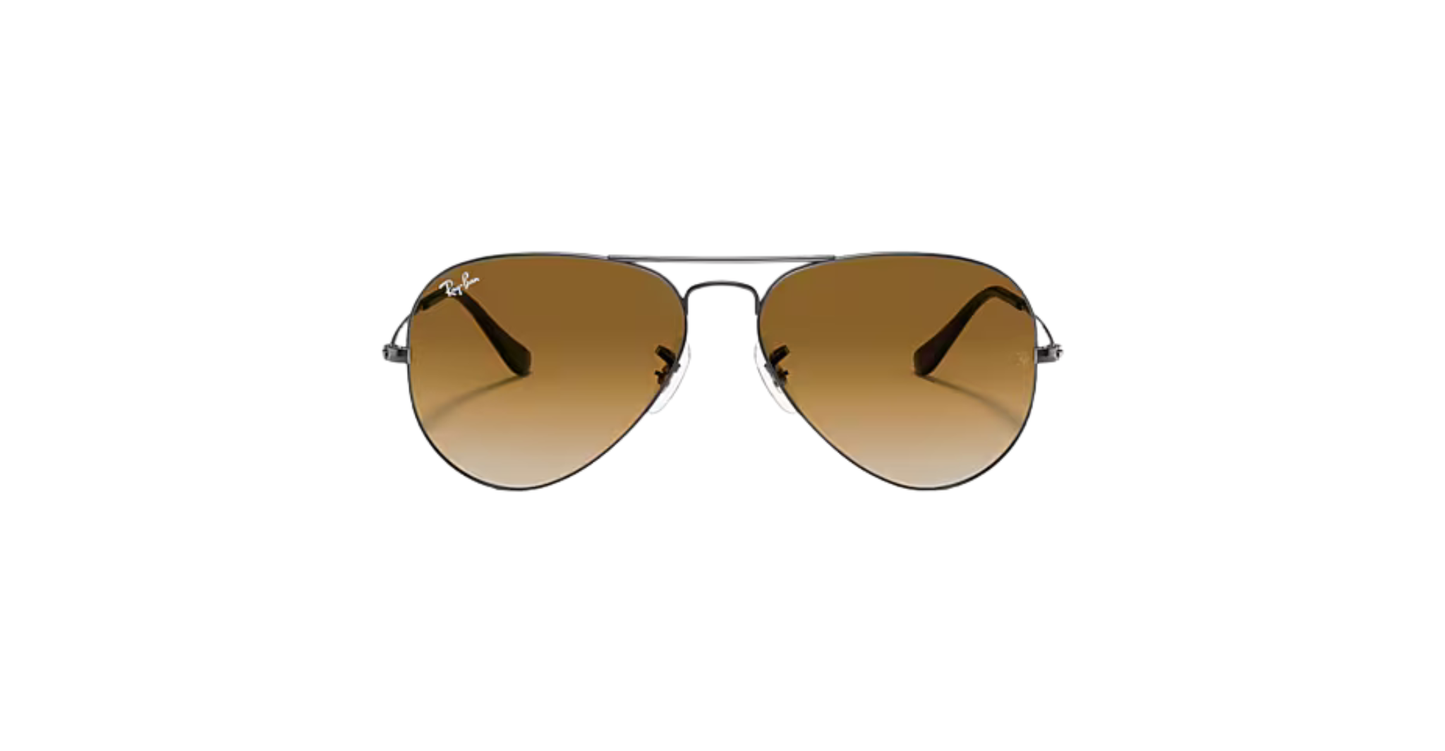 Ray-Ban Aviator Gradient Gunmetal Sunglasses
