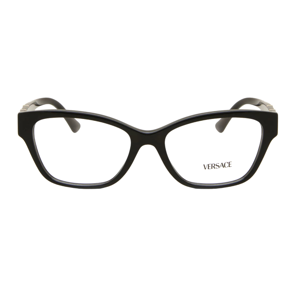 Versace MOD-3354 GB1  Black Rectangular Eyeglasses 
