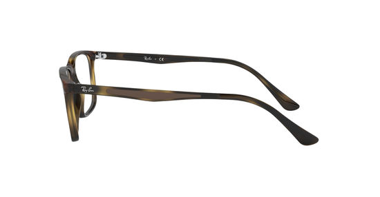 Ray-Ban Dark Havana Rectangular Eyeglasses
