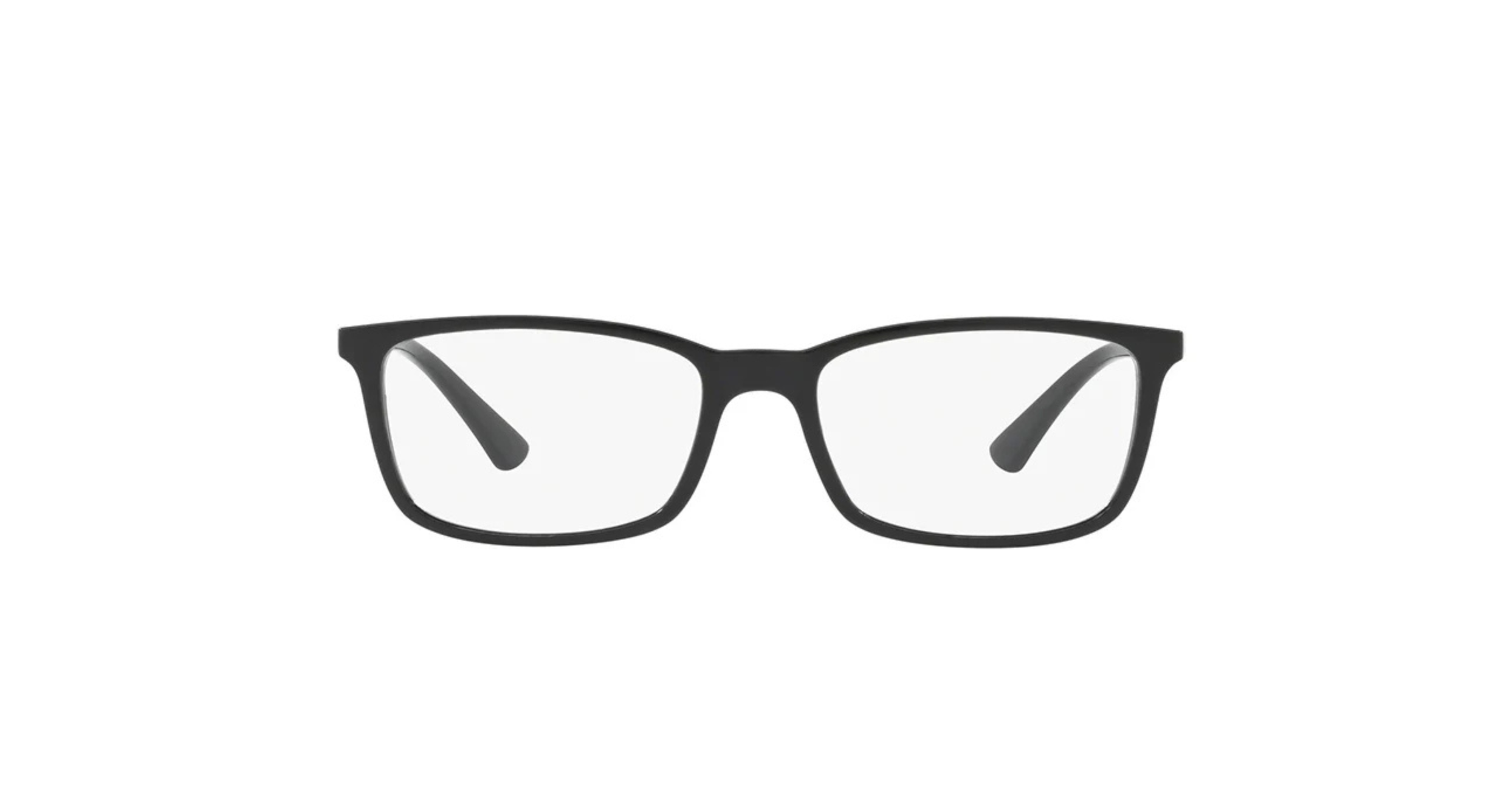 Ray-Ban Optical Frames Shiny Black Rectangular Design