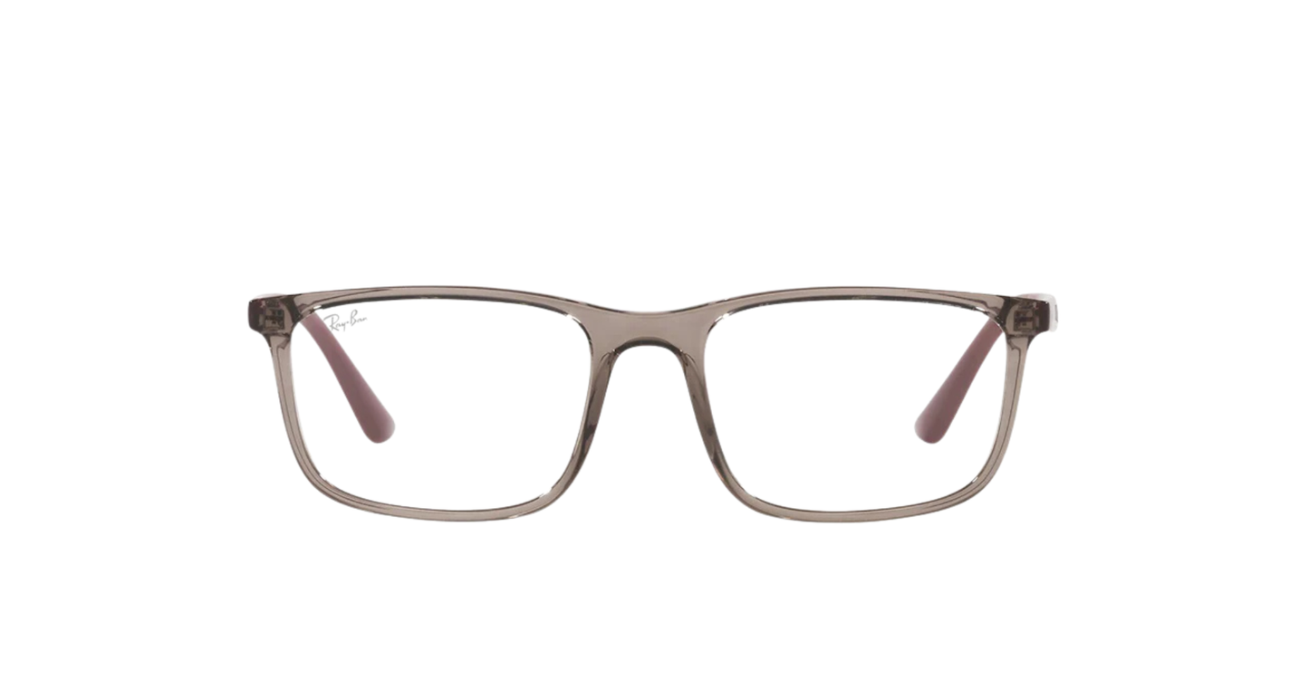 Ray-Ban RB 7170I 8083 Transparent Grey  Rectangle Fram