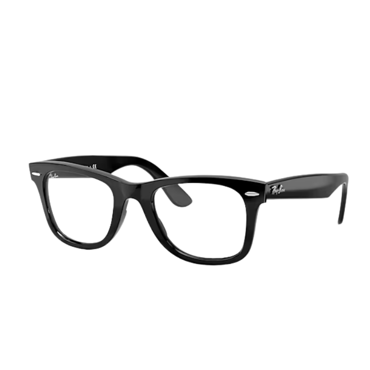 Ray-Ban RB4340V 2000 Black Wayfarer Eyeglasses for Men 