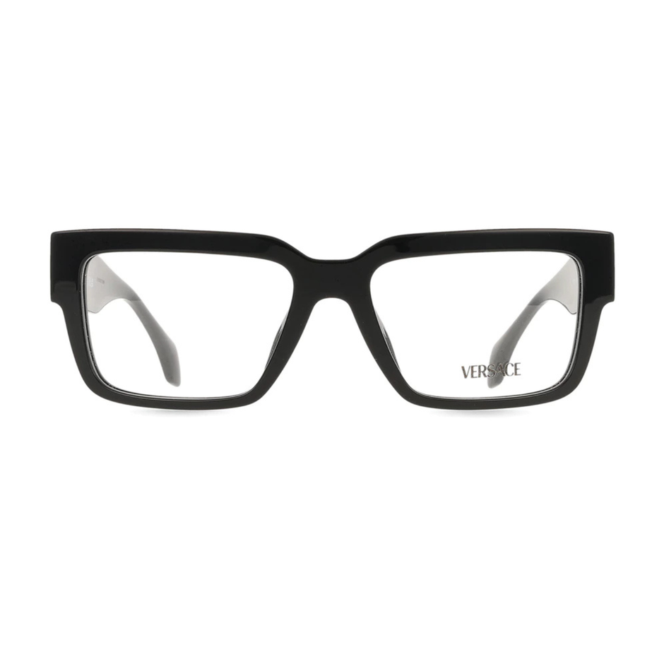 Versace MOD-3374U GB1 Eyeglasses | Acetate Rectangular Frames