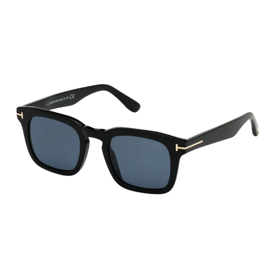 om Ford FT0751 Dax Sunglasses – Luxury Chunky Black Square Sun Frames