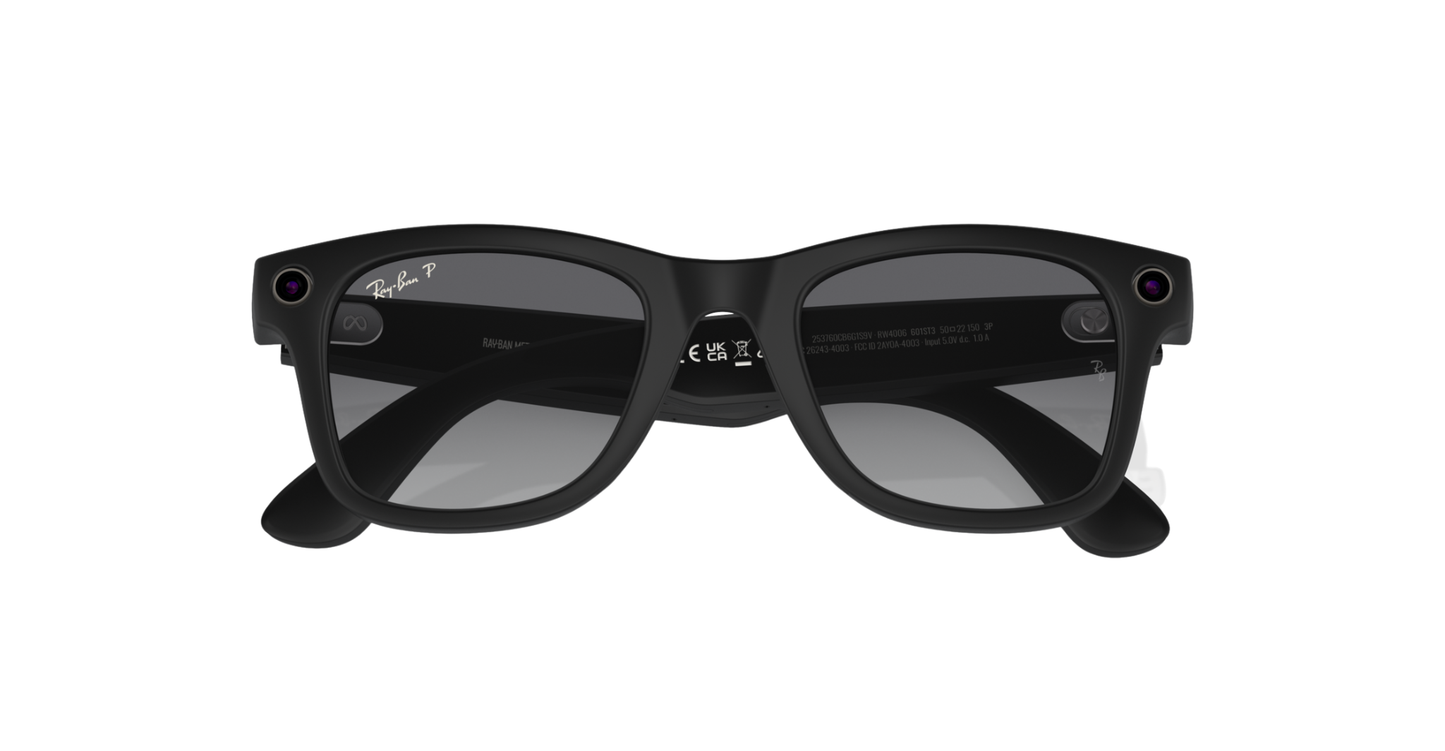 Ray-Ban Meta Wayfarer Matte Black Gen 1