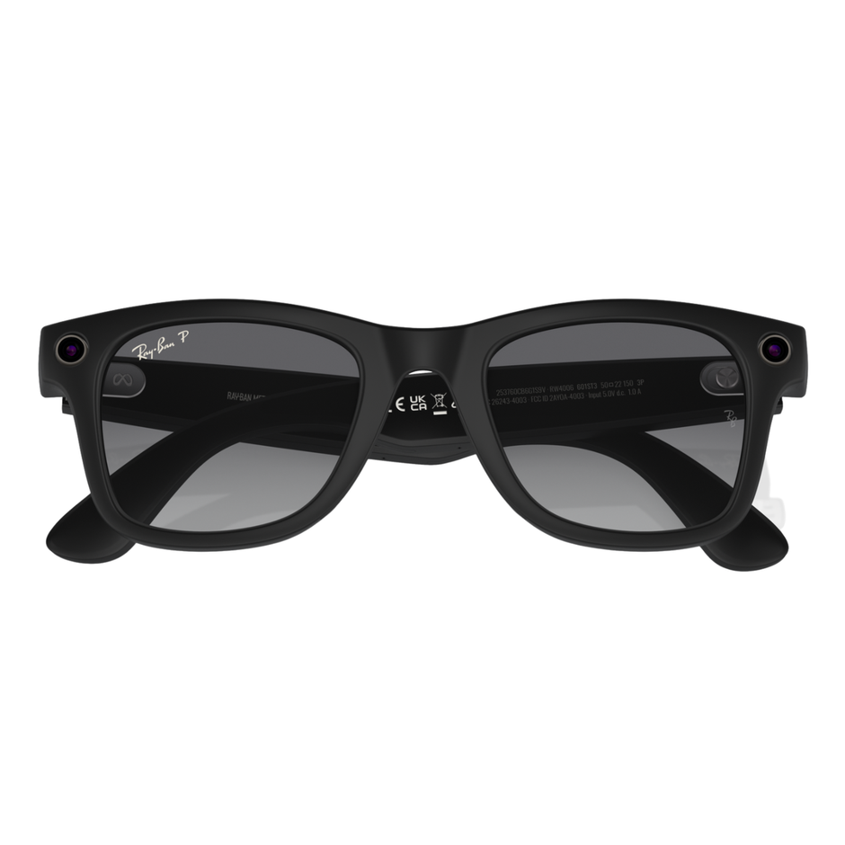 RAY-BAN META WAYFARER MATTE BLACK GEN 1