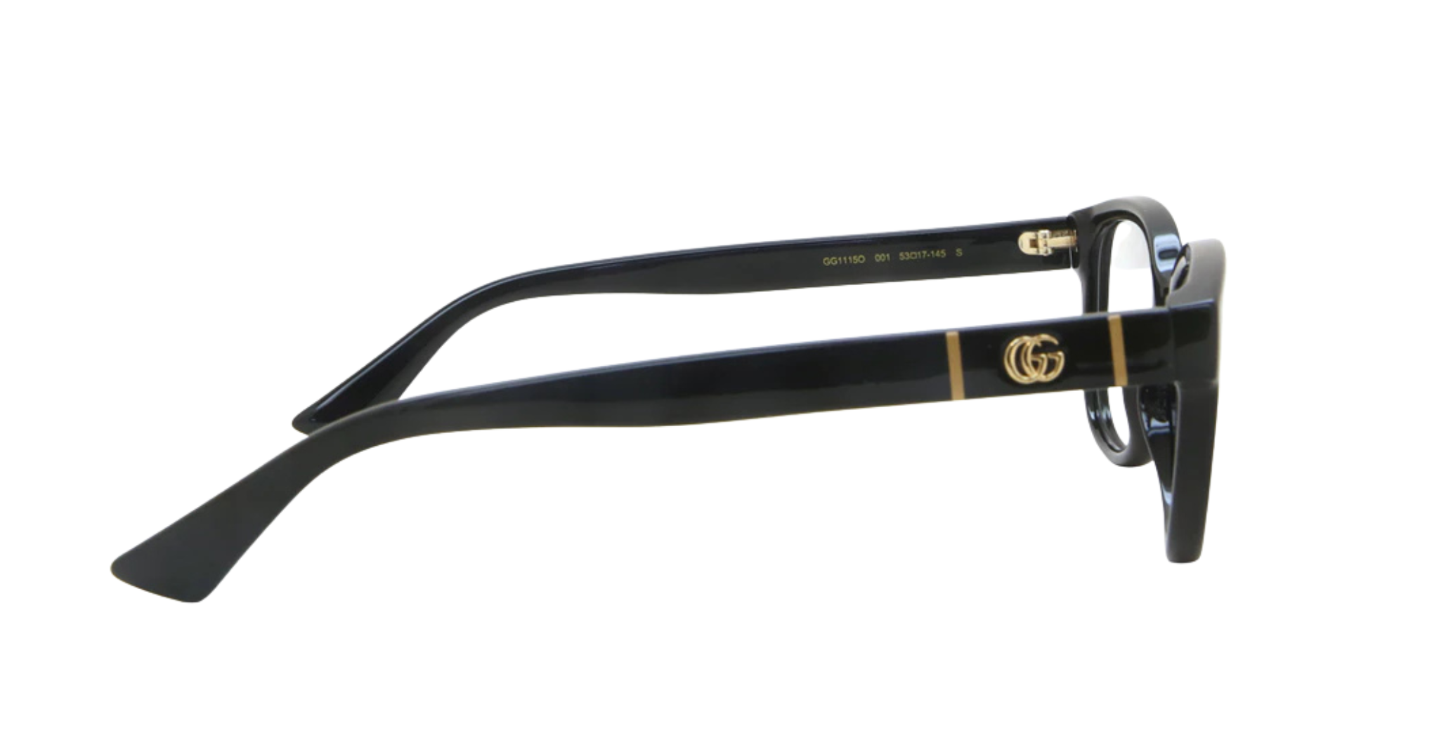 Gucci Black Cat-Eye Optical Glasses 53