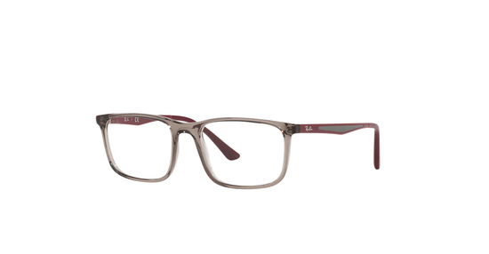 Ray-Ban RB 7170I 8083 Transparent Grey  Rectangle Fram