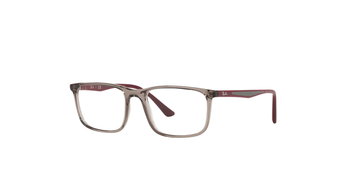 Ray-Ban RB 7170I 8083 Transparent Grey  Rectangle Fram