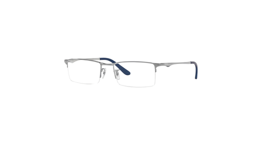 Ray-Ban – Gunmetal Semi-Rimless Optical Frames