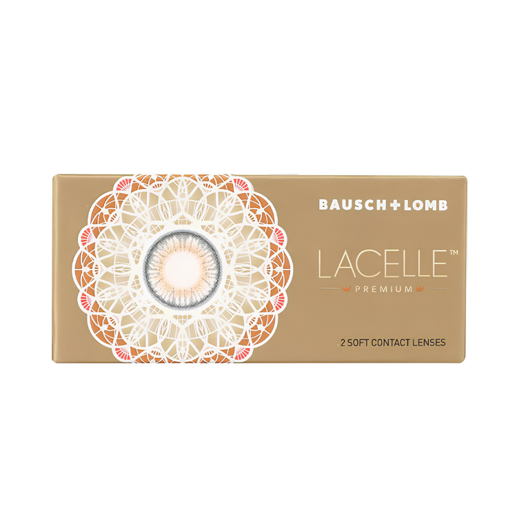 Bausch + Lomb Lacelle Premium Color Contact Lenses (Grey)