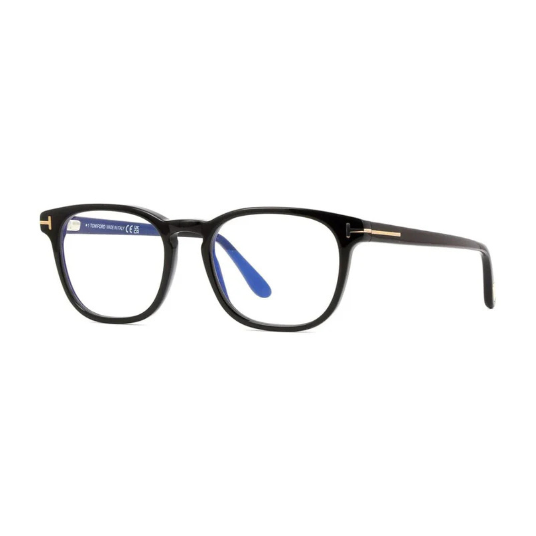 Tom Ford TF 5868-B Blue Block Square Eyeglasses