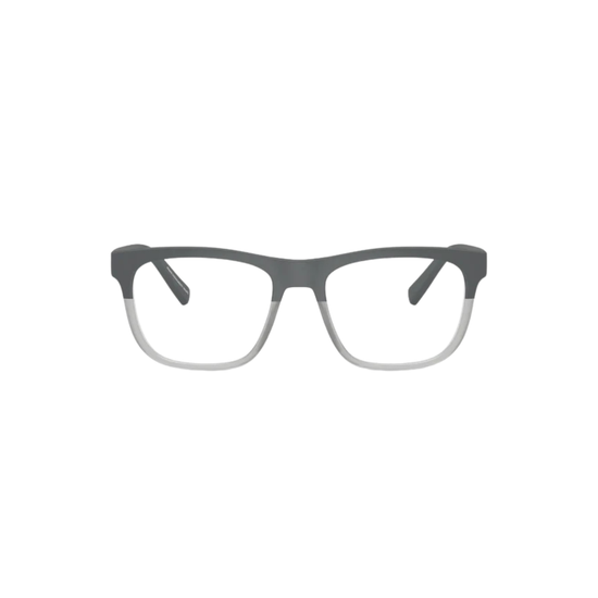 Armani Exchange AX3050 8031 Matte Grey Crystal Rectangular Eyeglasses