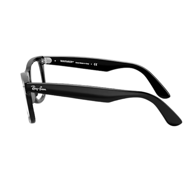Ray-Ban RB4340V 2000 Black Wayfarer Eyeglasses for Men 