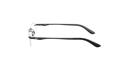 Ray-Ban – Matte Black Rimless Frames
