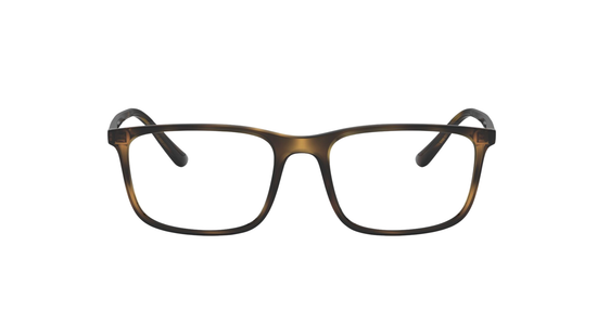 Ray-Ban Dark Havana Rectangular Eyeglasses