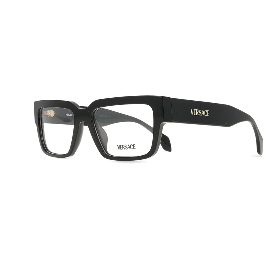 Versace MOD-3374U GB1 Eyeglasses | Acetate Rectangular Frames