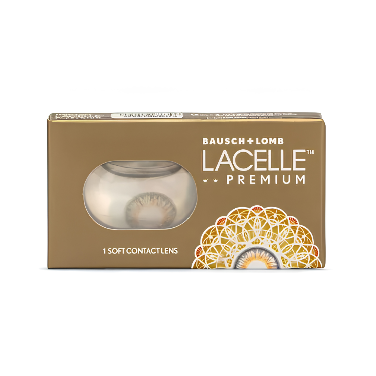Bausch + Lomb Lacelle Premium Color Contact Lenses (Brown)