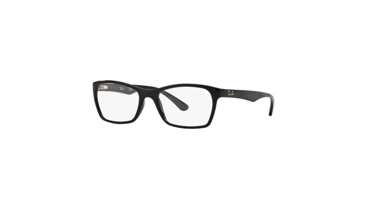 Ray-Ban Unisex Eyeglasses Black Square Frame