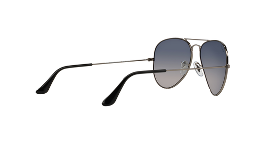 Ray-Ban Gunmetal with Polarized Blue/Grey Gradient Lenses