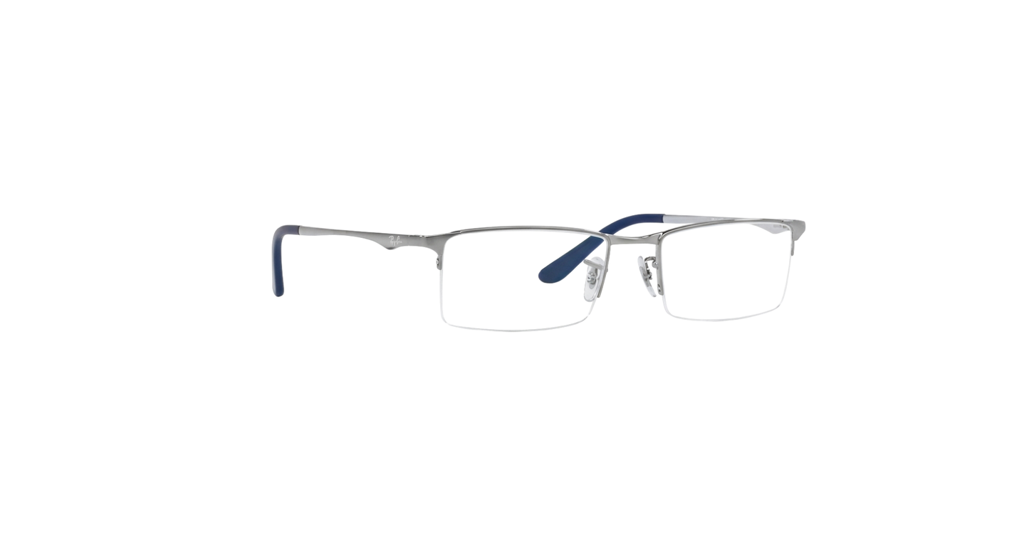 Ray-Ban – Gunmetal Semi-Rimless Optical Frames