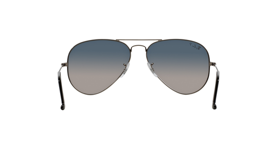 Ray-Ban Gunmetal with Polarized Blue/Grey Gradient Lenses