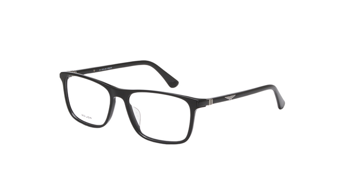 POLICE VPLD97K Rectangular Optical Eyeglasses – Black Frame