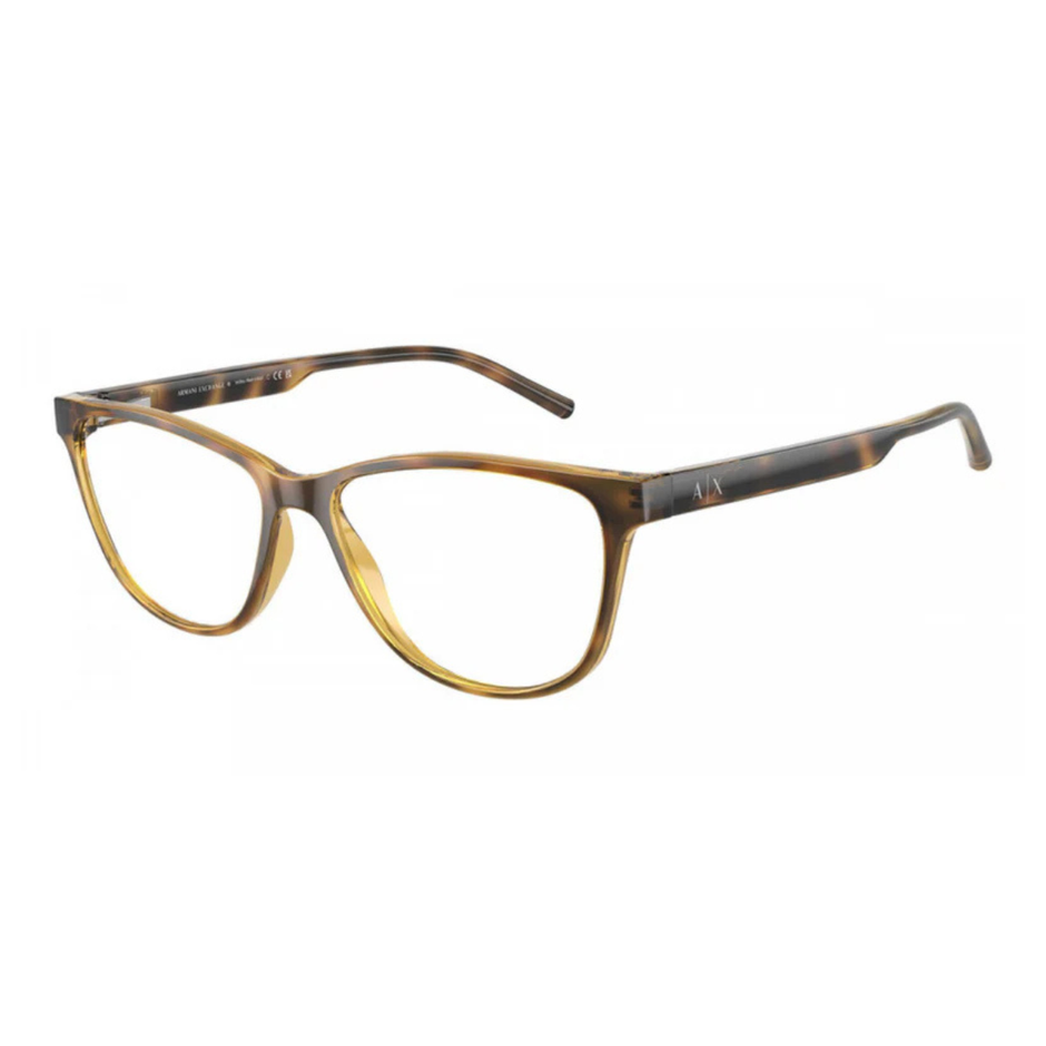 Armani Exchange AX3047 8213 Havana Tortoise Cat-Eye Eyeglasses