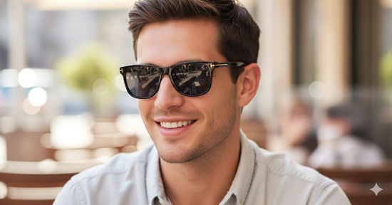 Tom Ford TF 1104 01A Sunglasses –  Shiny Black Square Frame